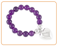 Amethyst-Brac-with-Heart